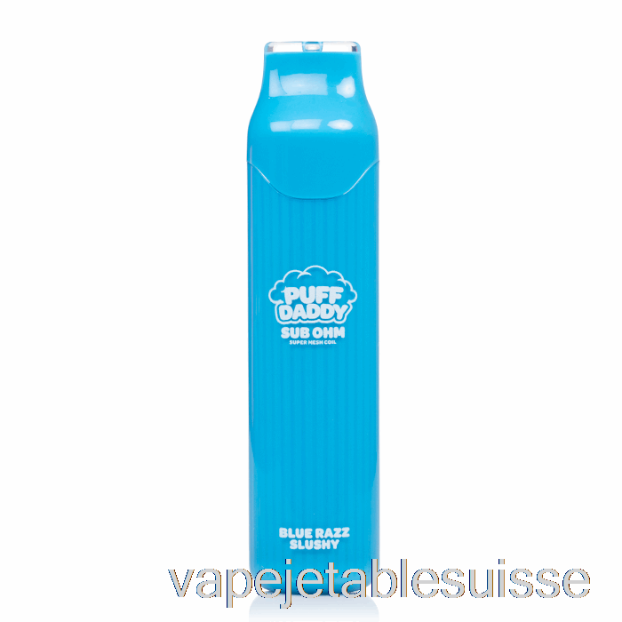 Vape Suisse Puff Daddy 6000 Jetable Bleu Razz Slushy